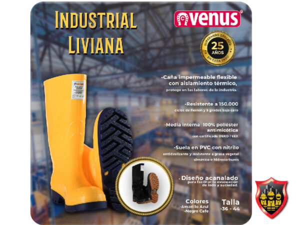 Bota Seguridad PVC